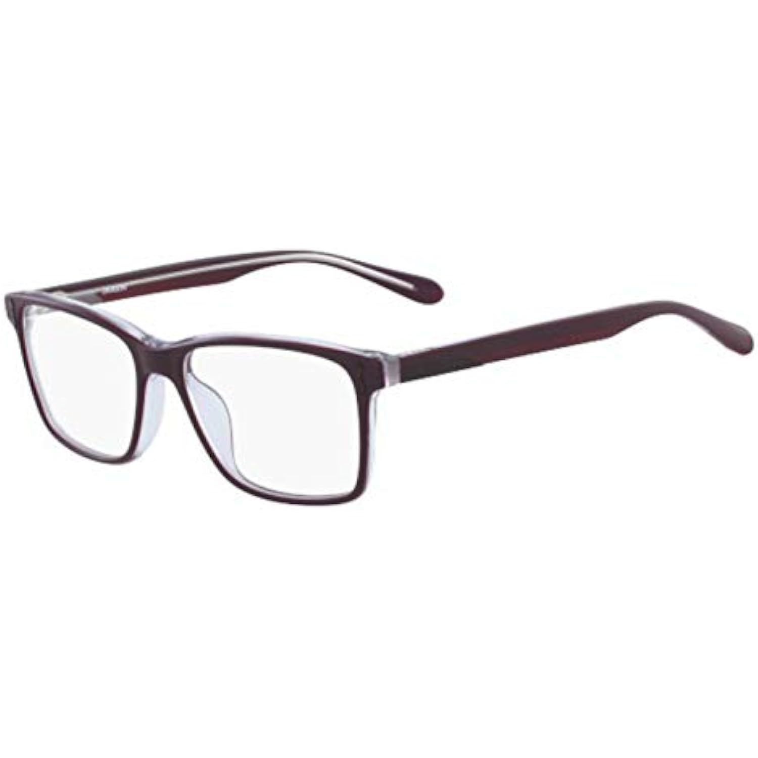 New Dragon Dr182 503 Matte Eggplant On Crystal Steve Eyeglasses 54mm W/Dr Case